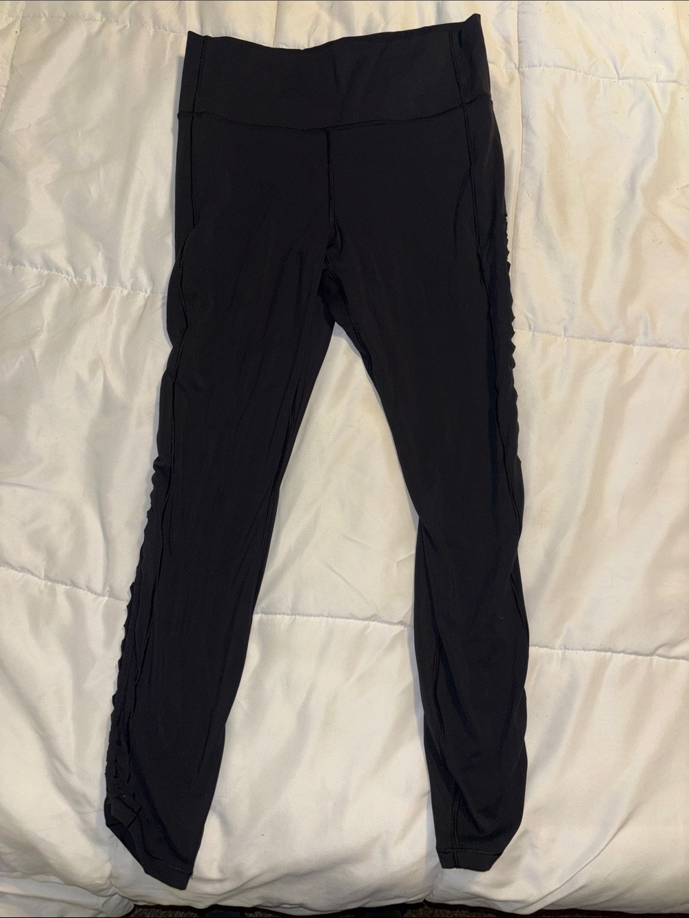 Black CALIA braided Side Leggings